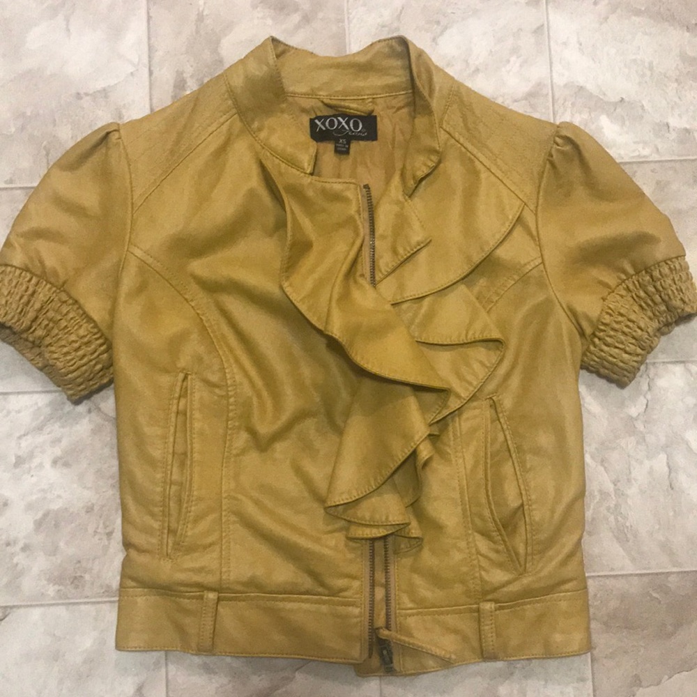 XOXO Faux Leather Jacket